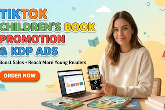 do booktok tiktok book promotion tiktok children book promotion video amazon kdp