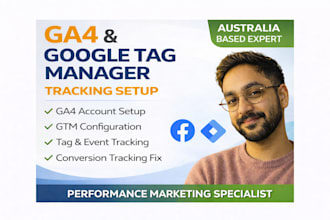 setup ga4 google analytics and tag manager tracking