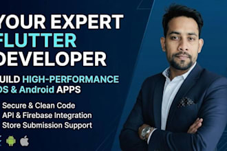build your flutter mobile app for android and ios