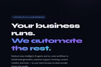 build a modernhigh converting landing page for your business