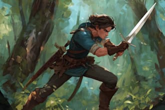 dnd character art and dnd character art