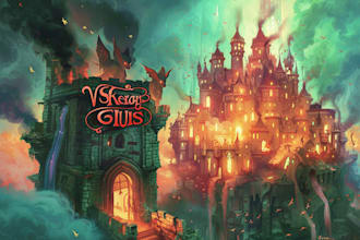 illustrate fantasy book covers and ebook covers