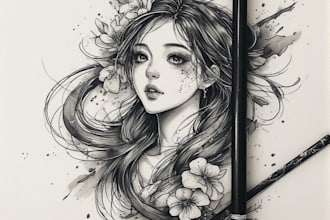 make anime tattoo design