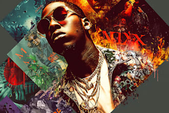design unique mixtape cover, single cover,cd cover,album cover design