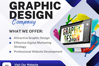 design a professional advertising flyer or poster