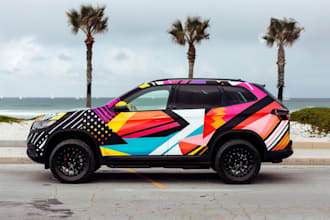 do car wrap, van wrap design vehicle wrap