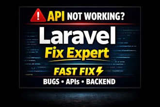 fast fix laravel PHP errors and API backend bugs