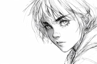 sketch you anime sketch art