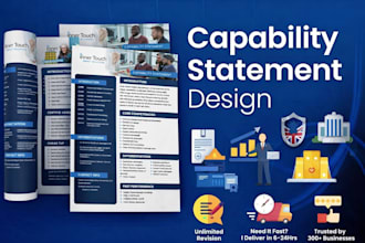 design a professional capability statement for government contracts