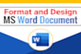 do microsoft word document formatting professionally