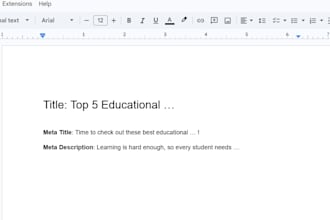 write an article for your website or blog