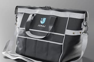 design custom 3d bag, tote bag, backpack, handbag with realistic render