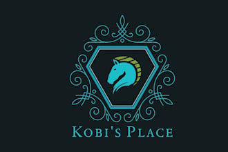 create a professional equestrian barn logo