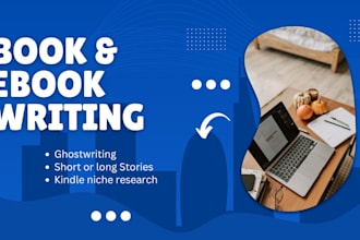 write a ebook or fiction book