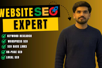 be your wordpress specialist for on page and off page seo