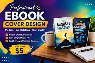 design professional ebook cover for amazon kindle
