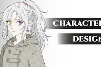 design your original character in a unique art style