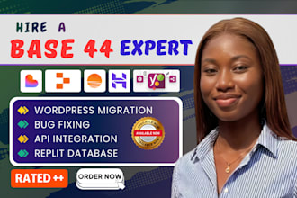 base44 expert migrate base44 to wordpress base44 replit error replit ai base 44