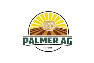 design sustainability attractive palmer ag logo