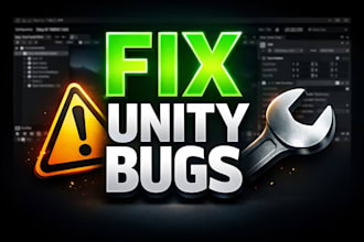 fix unity bugs, errors, scripts or develop 2d 3d game