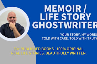 ghostwrite your memoir with care and authenticity