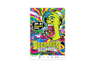 design illustration poster craft beer festival logo