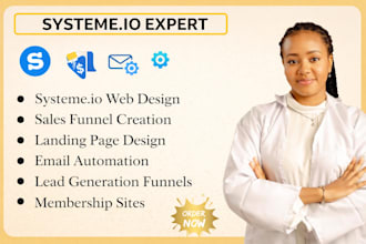 build systeme io website, systeme io sales funnel systeme io landing page expert
