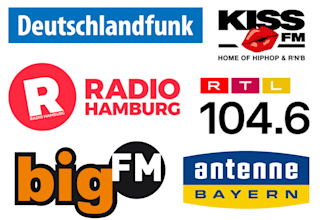 offer premium song airplay and promote on deutschland radio