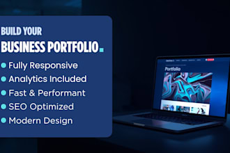 build a modern personal portfolio website for freelancers
