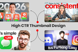 design youtube thumbnails that explode your CTR and views