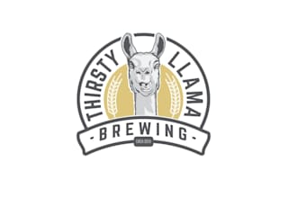 design thirsty llama brewing logo