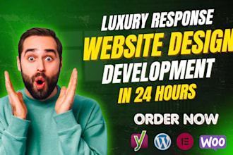 build luxury responsive website design and web development