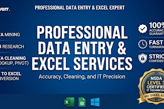 be your expert for data entry
