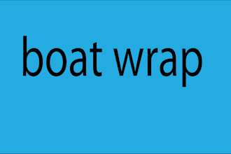 create professional boat wrap,  vehicle wrap design, car or van wrap