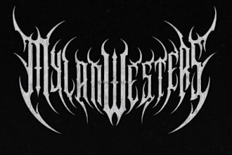 design a modern and technical djent logo