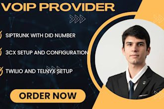 provide siptrunk with did number for inbound or outbound calls IVR 3cx bulk sms