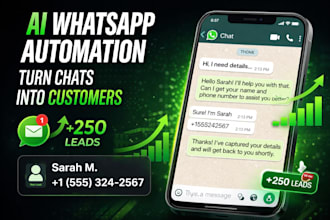 build a whatsapp ai chatbot to automate replies and capture leads instant