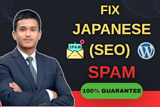fix japanese spam hack and clean hacked wordpress website