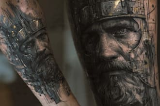 create unique tattoo, custom tattoo design, tattoo sleeve