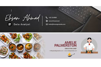 design premium and professional linkedin banner