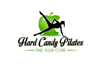 design creative hard candy pilates logo