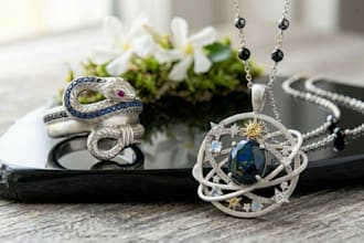 design custom jewelry concepts, sketches