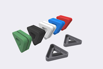 design a custom stl file for 3d printing in solidworks or fusion 360