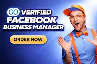 create fresh verified bm or verified facebook business manager and ads account