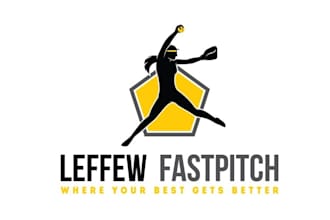 make wonderful logo for inspire fast pitch softball players