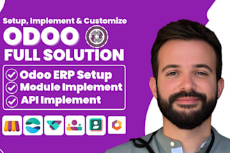 provide expert odoo erp implementation, automation and custom module development