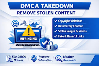 protect your content and remove copyright violations fast