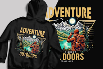 do adventure t shirt and custom t shirt design