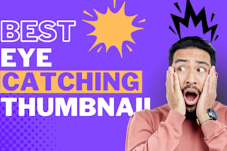 design unique viral youtube thumbnail