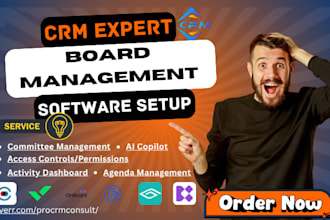 setup crm board management software boardpro wrike onboard convene govenda knowa